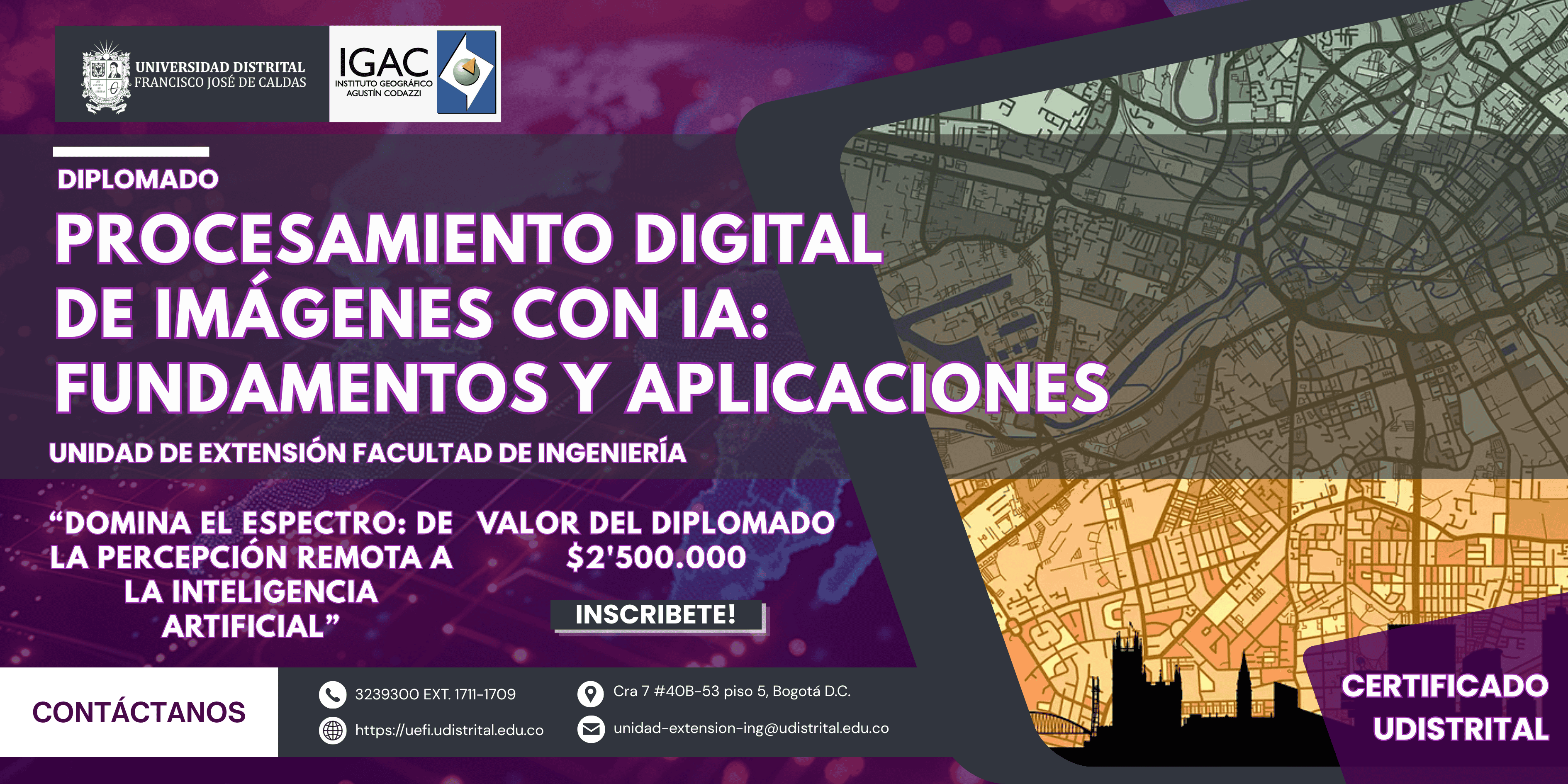 🎓 DIPLOMADO EN PROCESAMIENTO DIGITAL DE IMÁGENES CON IA: FUNDAMENTOS Y APLICACIONES
