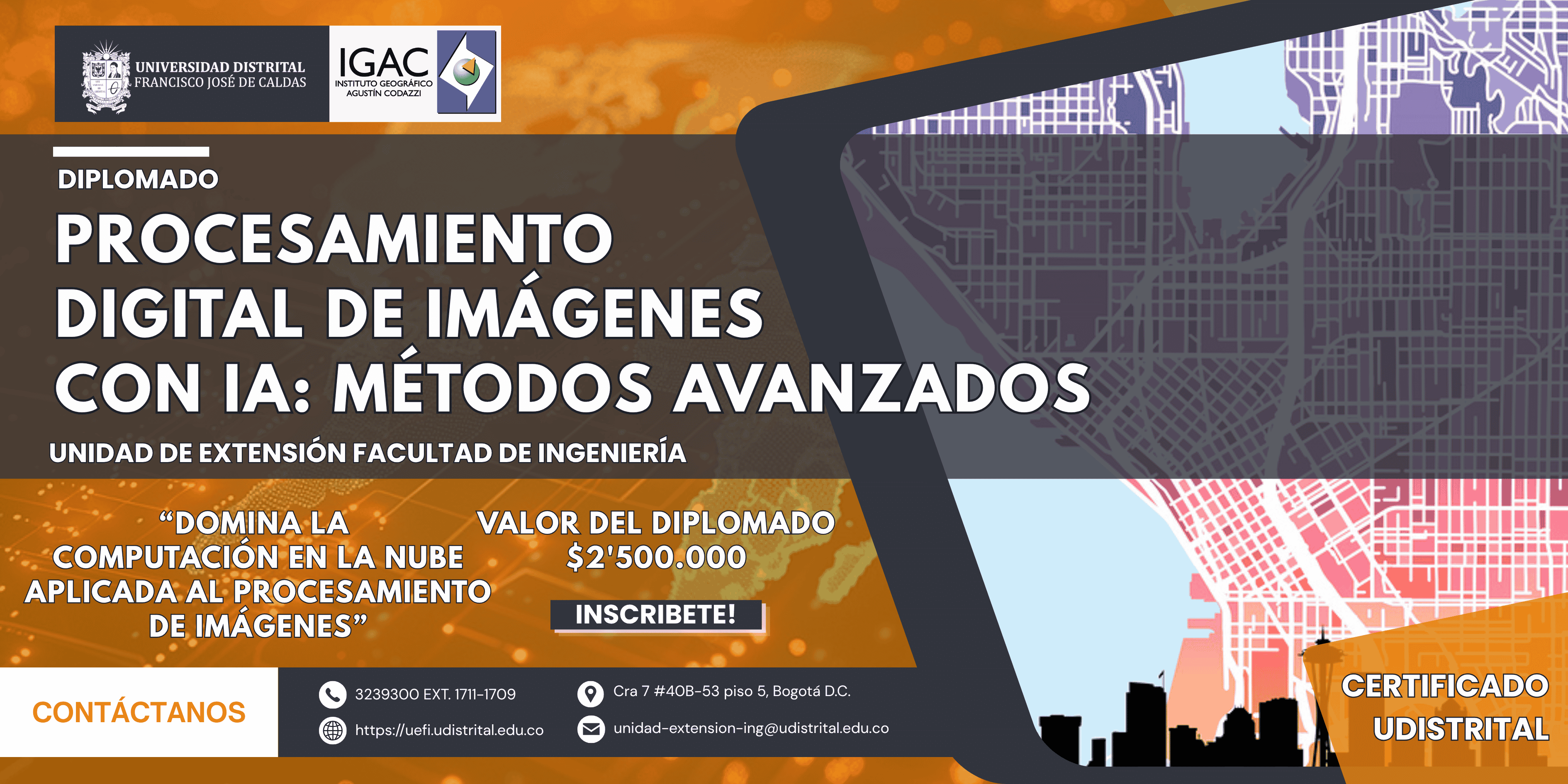🎓 DIPLOMADO EN PROCESAMIENTO DIGITAL DE IMÁGENES CON IA: MÉTODOS AVANZADOS
