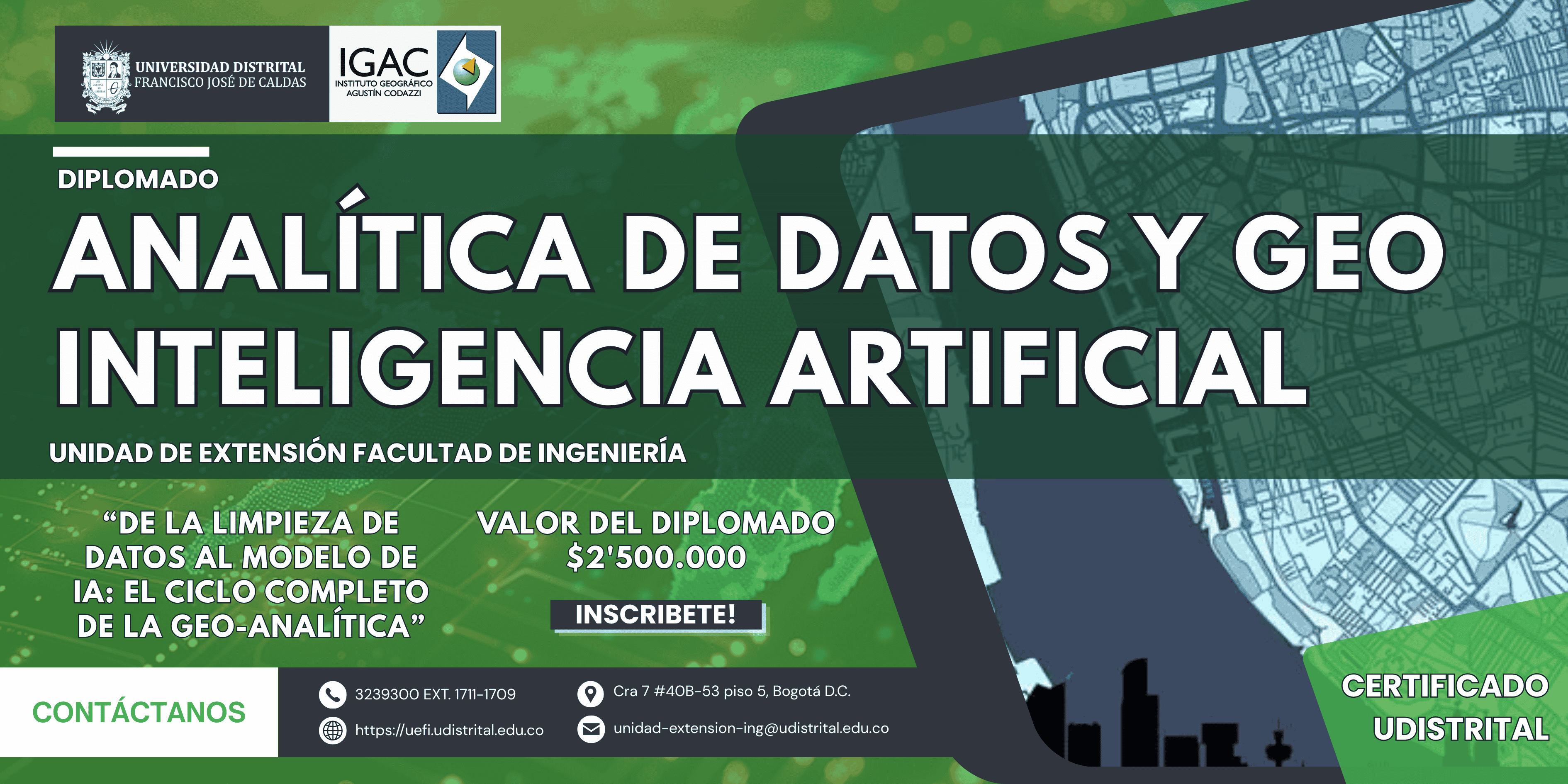 🎓 DIPLOMADO EN ANALÍTICA DE DATOS Y GEO INTELIGENCIA ARTIFICIAL